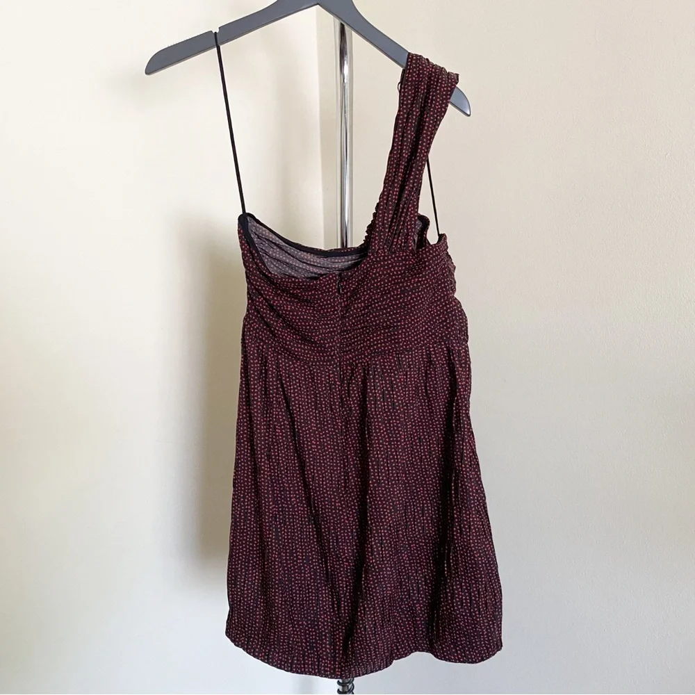 New Black and Red Alexis One Shoulder “Luksa” Mini Dress Sz Large - Picture 7 of 8